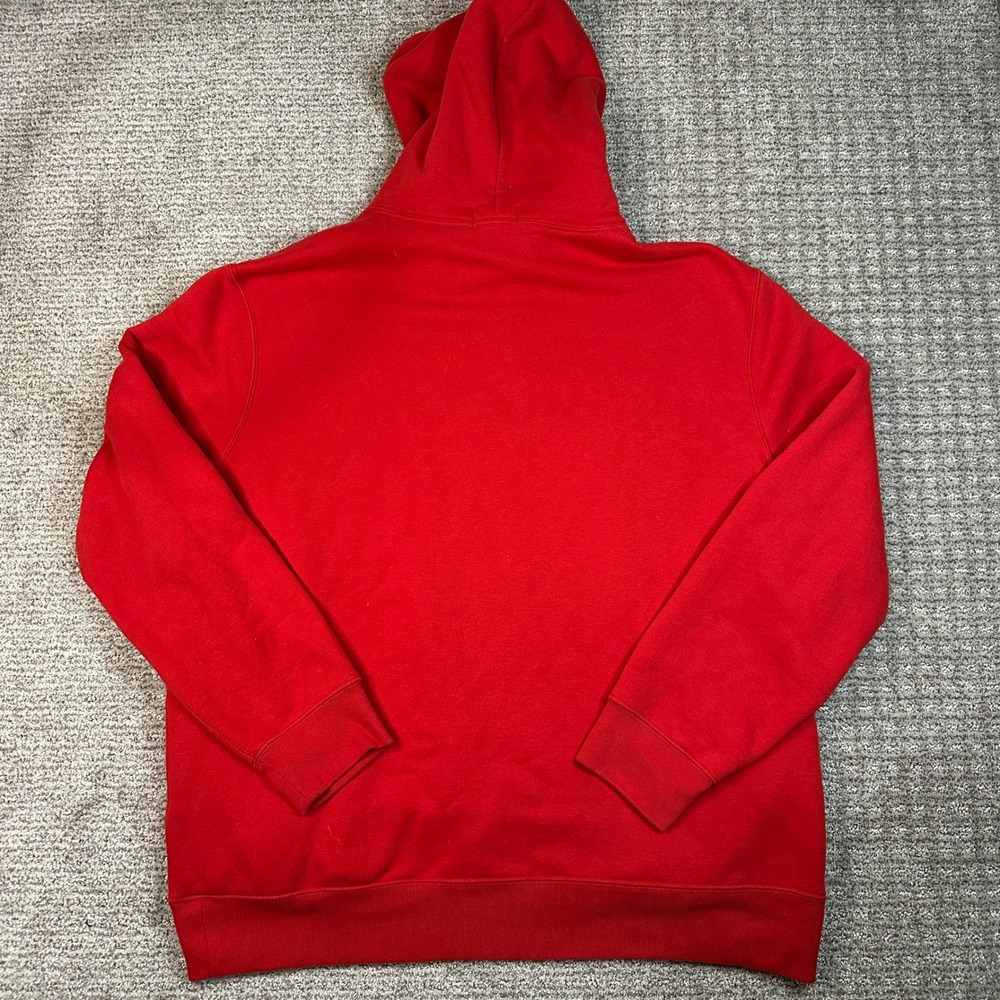 Polo Ralph Lauren Polo Bear Hoodie Mens XL Red Coffee Suit Graphic Sweatshirt - Picture 8 of 8